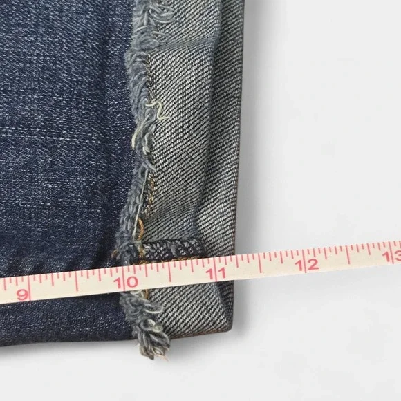 Loft Bermuda Jean Rolled Hem Shorts 6 Summer Minimalist Preppy Casual Vacation - Picture 9 of 9